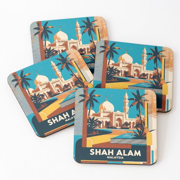 Item preview, Sha Alam Malaysia Vintage Travel Tourism designed and sold by TravelersGems.