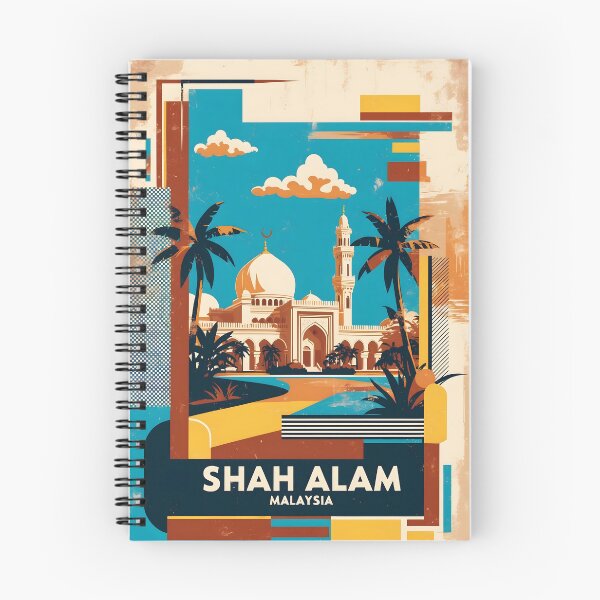 Item preview, Sha Alam Malaysia Vintage Travel Tourism designed and sold by TravelersGems.