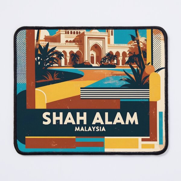 Item preview, Sha Alam Malaysia Vintage Travel Tourism designed and sold by TravelersGems.