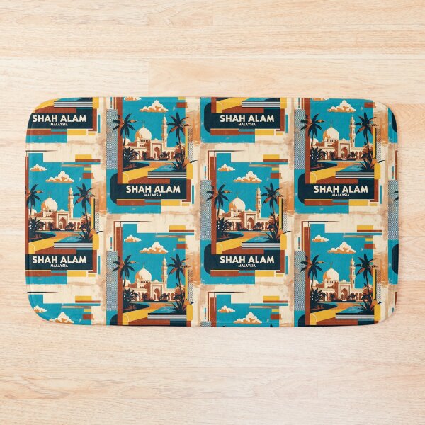 Item preview, Sha Alam Malaysia Vintage Travel Tourism designed and sold by TravelersGems.
