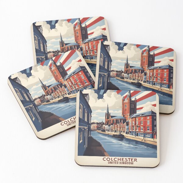 Item preview, Colchester United Kingdom Vintage Travel Tourism  designed and sold by TravelersGems.