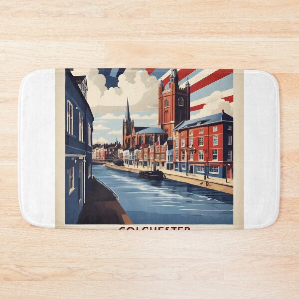 Item preview, Colchester United Kingdom Vintage Travel Tourism  designed and sold by TravelersGems.