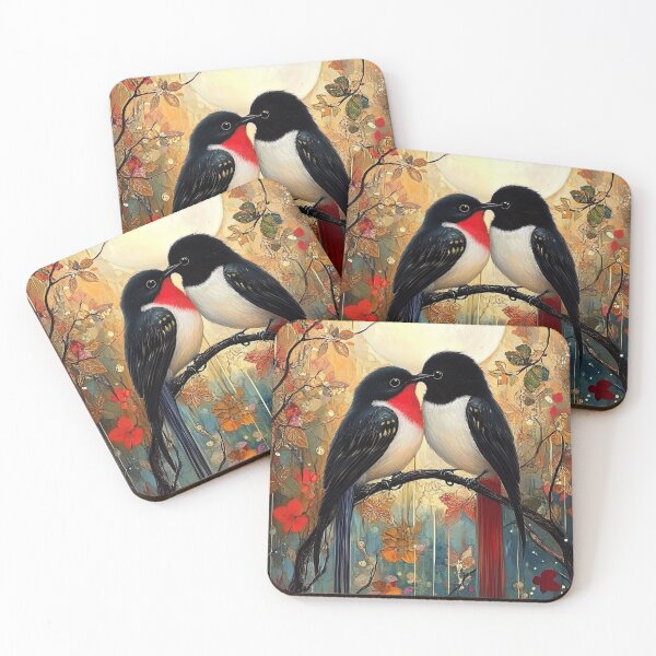 Item preview, Moonlit Lovebirds designed and sold by bloorose.
