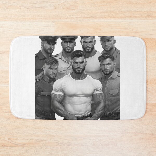 Item preview, Top Guys Military Gay Pride Graphic Design designed and sold by ItsAKinkThing.