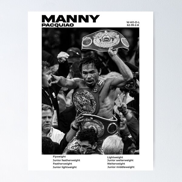 Item preview, Manny Pacquiao vintage poster designed and sold by s8mePrints.