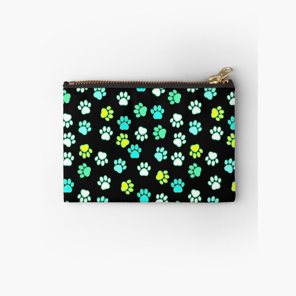 Item preview, Blue black paw print pattern  designed and sold by Rhia4rt.