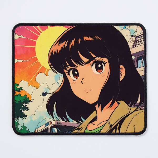 Item preview, Gitega Burundi Africa Retro Anime Girl 80s Vintage Travel designed and sold by Retro-Anime9.