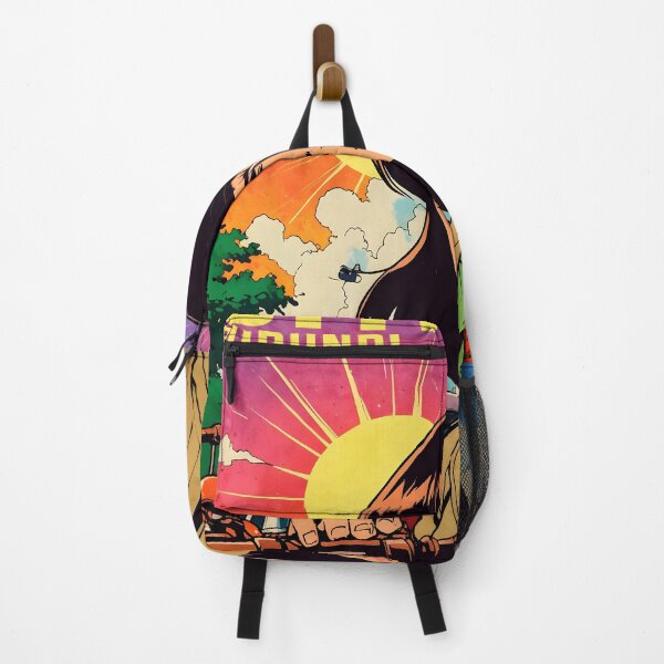 Item preview, Gitega Burundi Africa Retro Anime Girl 80s Vintage Travel designed and sold by Retro-Anime9.