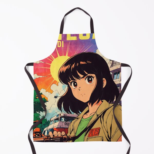 Item preview, Gitega Burundi Africa Retro Anime Girl 80s Vintage Travel designed and sold by Retro-Anime9.
