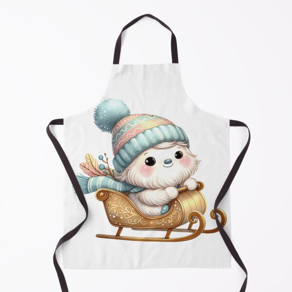 Item preview, Abominable snowman on a sled designed and sold by DesignsbyVelvet.