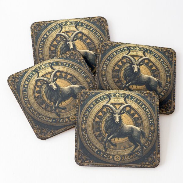 Item preview, Irate Goat with Runes designed and sold by HabitableMoons.