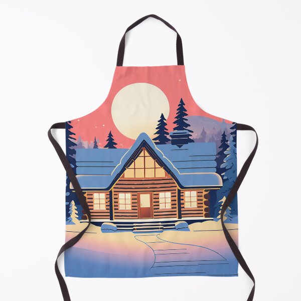 Item preview, Glowing Cabin in Frosty Nights designed and sold by Crush-Vogue.