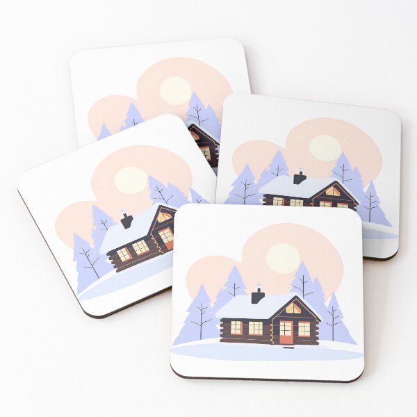 Item preview, Cozy Cabin in Winter Wonderland designed and sold by Crush-Vogue.