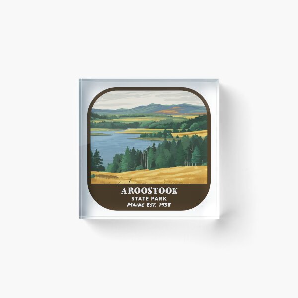 Item preview, Vintage Aroostook State Park (Maine State Park) designed and sold by RabbitK.