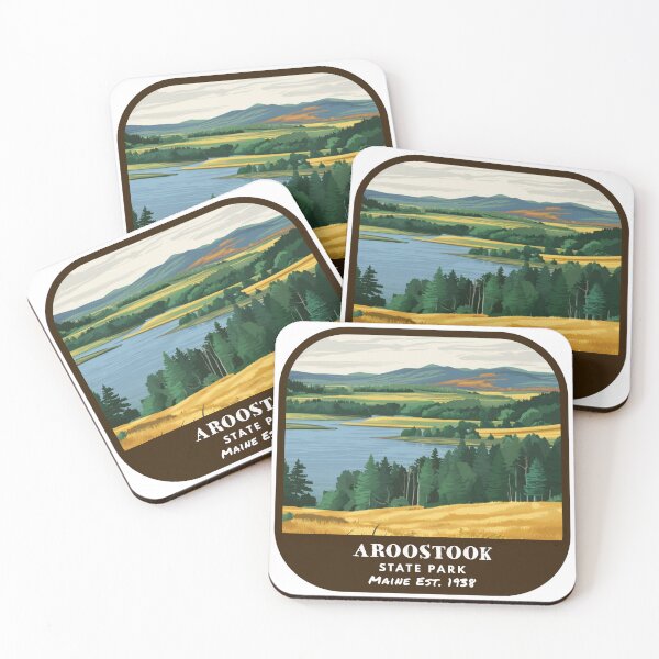 Item preview, Vintage Aroostook State Park (Maine State Park) designed and sold by RabbitK.