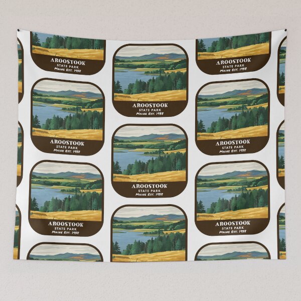 Item preview, Vintage Aroostook State Park (Maine State Park) designed and sold by RabbitK.