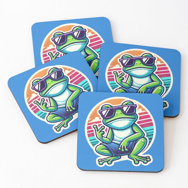 Item preview, Cool and Chill Frog with Swag Vibes designed and sold by shrolts.