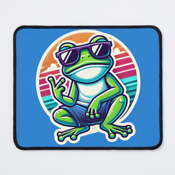 Item preview, Cool and Chill Frog with Swag Vibes designed and sold by shrolts.