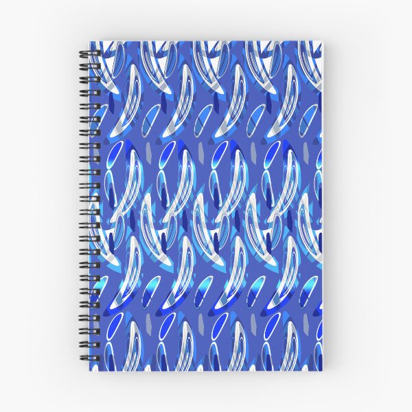 Item preview, Blue Modern Abstract Fashion Pattern Seamless Repeat designed and sold by Sharon Schwalbe.