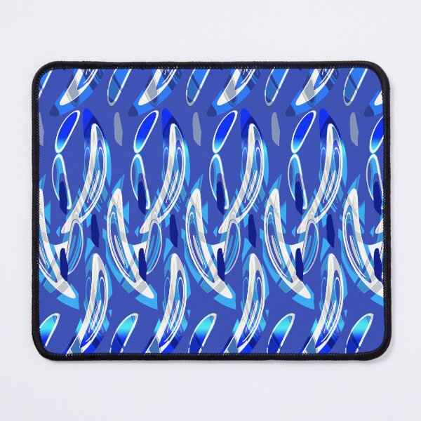 Item preview, Blue Modern Abstract Fashion Pattern Seamless Repeat designed and sold by Sharon Schwalbe.