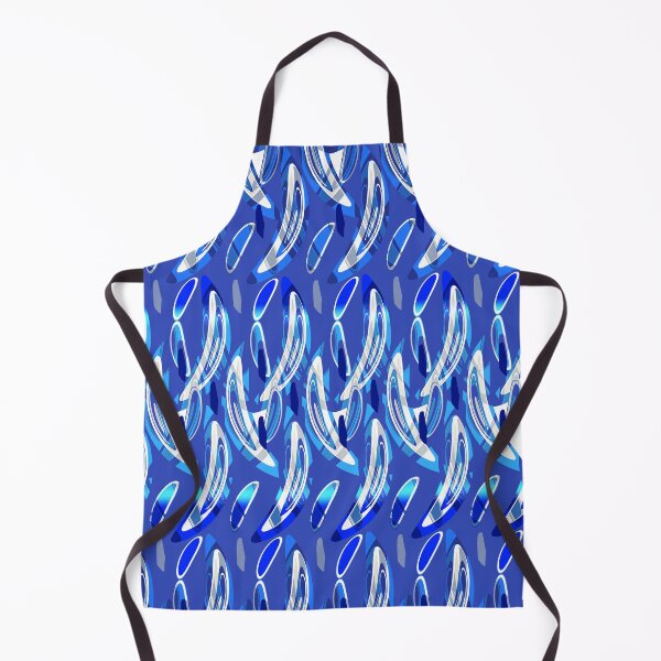 Item preview, Blue Modern Abstract Fashion Pattern Seamless Repeat designed and sold by Sharon Schwalbe.