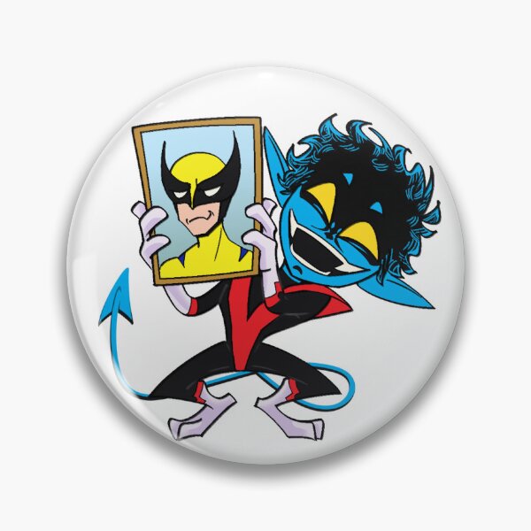 Item preview, Xmen Nightcrawler Kurt Wagner w/ Portrait Chibi  designed and sold by Petricore-Shiveagit.