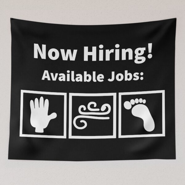 Item preview, Now Hiring designed and sold by ClickThisStudio.
