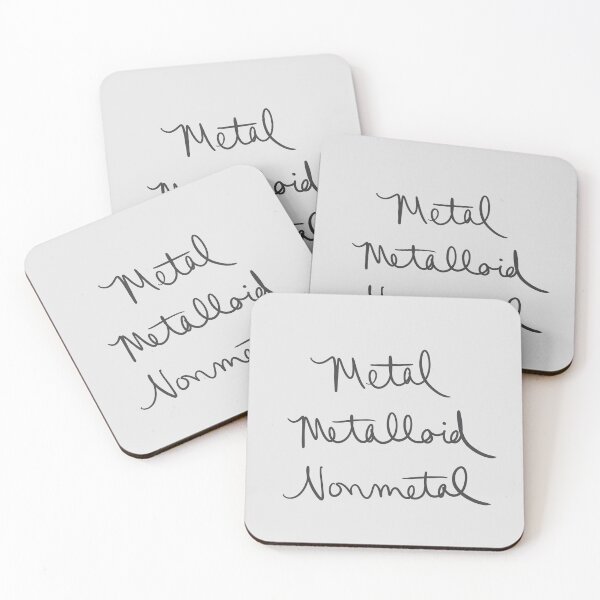 Item preview, Metal, Metalloid, Nonmetal designed and sold by abeink.
