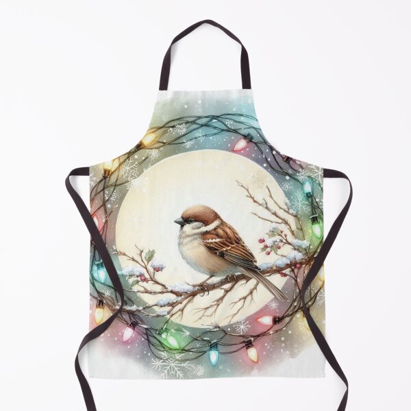 Item preview, Winter Bird with Christmas Lights designed and sold by DesignsbyVelvet.