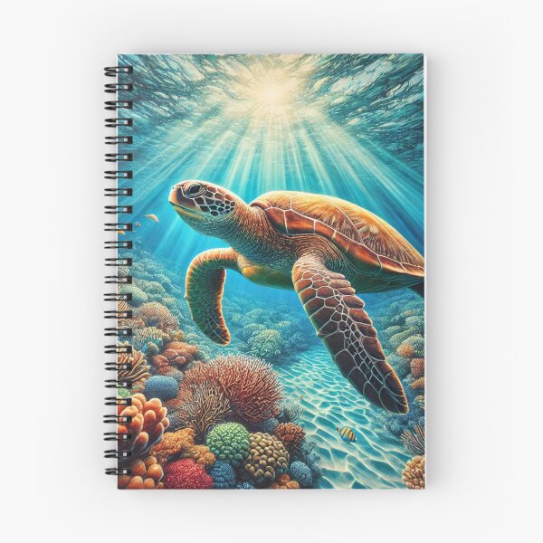 Item preview, Graceful Glide: Sea Turtle in the Coral Reef designed and sold by Meta2Physical.