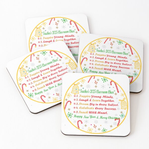 Item preview, Teacher's 2025 Classroom Cheer - Merry Christmas & Happy New Year. designed and sold by Pansies1.