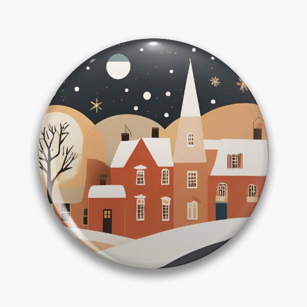 Item preview, Winter Night Village Serenity designed and sold by Crush-Vogue.