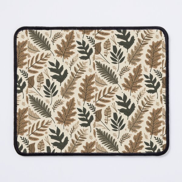 Item preview, Earthy Tones Leaf Pattern designed and sold by RuggedSchemes.