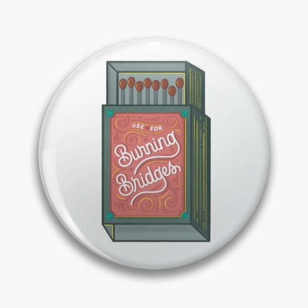 Item preview, Burning Bridges Matchbox  designed and sold by gfrosen.