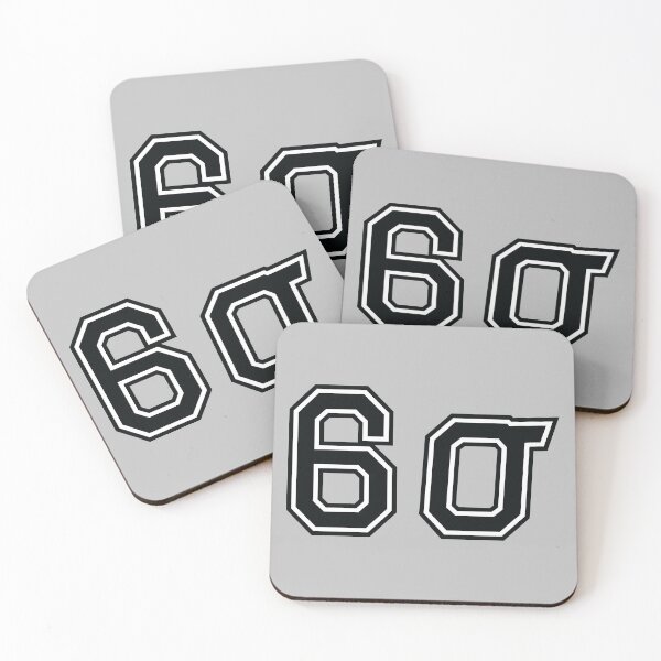 Item preview, Six Sigma Jersey (black & white) designed and sold by QICuriosities.