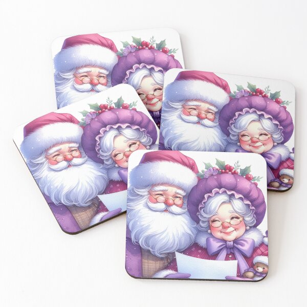 Item preview, Mr. and Mrs. Clause in Purple designed and sold by DesignsbyVelvet.