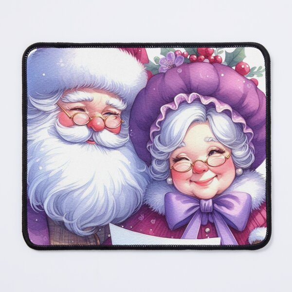 Item preview, Mr. and Mrs. Clause in Purple designed and sold by DesignsbyVelvet.