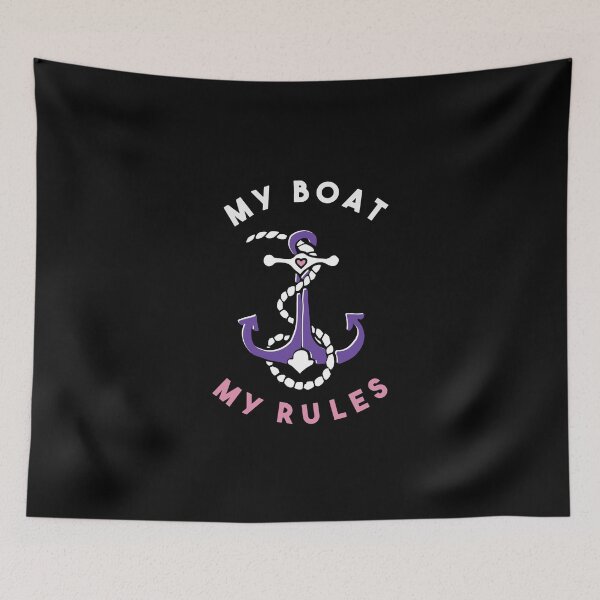 Item preview, My Boat My Rules Anchor and Rope designed and sold by HandicraftArt.