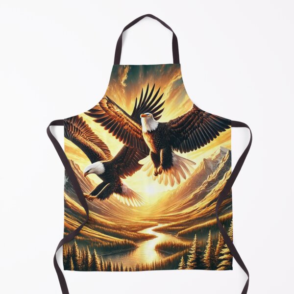 Item preview, Soaring Freedom: Bald Eagles Over the Valley designed and sold by Meta2Physical.