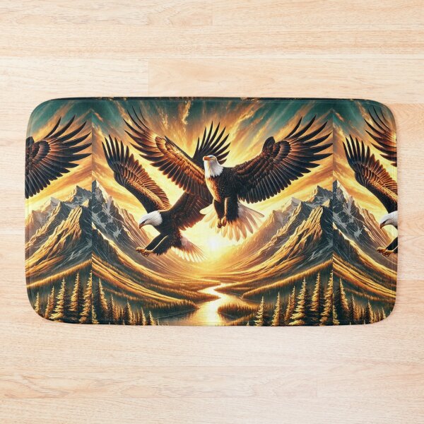 Item preview, Soaring Freedom: Bald Eagles Over the Valley designed and sold by Meta2Physical.