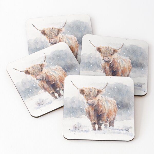 Item preview, Highland Cow in Winter designed and sold by OliverDean75.