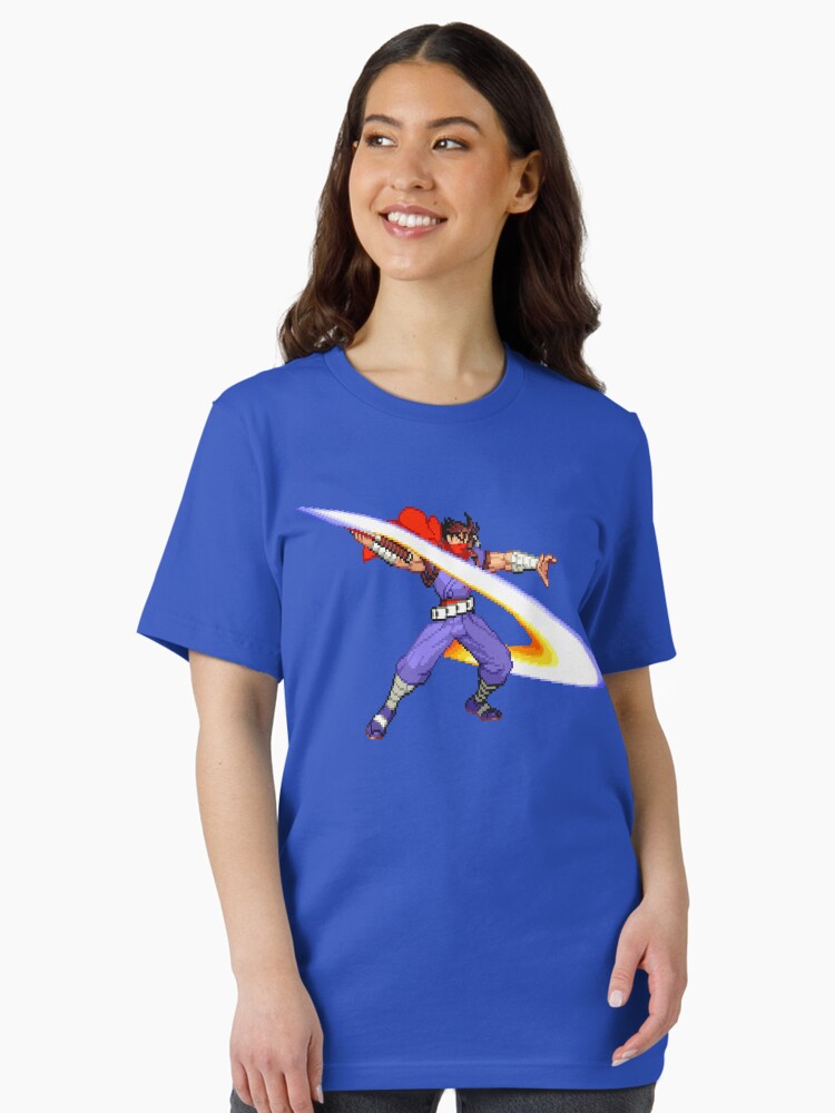 Thumbnail 2 of 7, Essential T-Shirt, Strider Hiryu Back Slash MvC2 designed and sold by ropified.