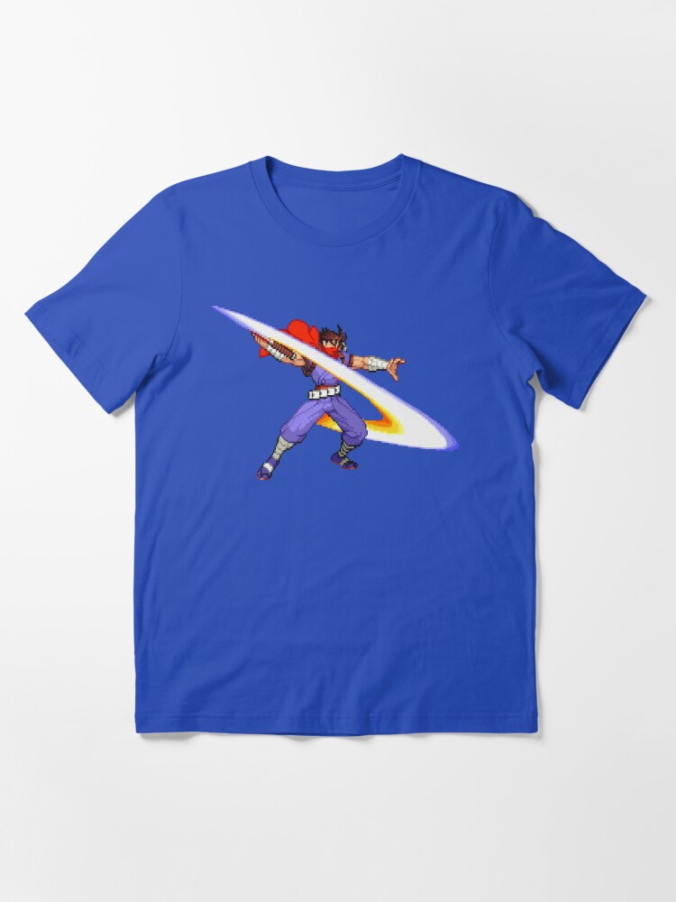 Thumbnail 3 of 7, Essential T-Shirt, Strider Hiryu Back Slash MvC2 designed and sold by ropified.