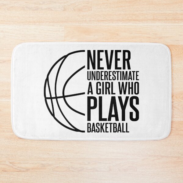Item preview, never underestimate a girl who play Basketball designed and sold by MYpngShop.