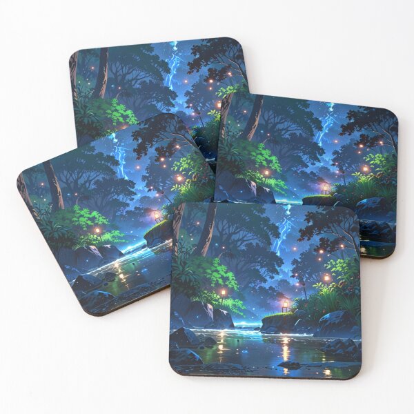 Item preview, Enchanted Forest Under a Starry Sky designed and sold by TheSharpService.