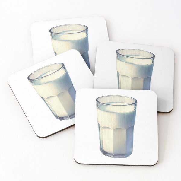 Item preview, Realistic Glass of Milk Illustration designed and sold by Little Care Studio.