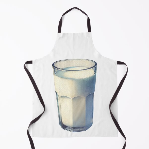 Item preview, Realistic Glass of Milk Illustration designed and sold by Little Care Studio.