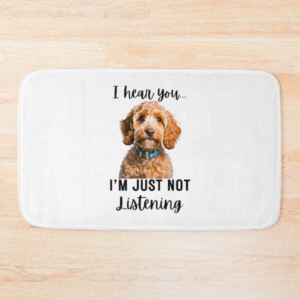 Item preview, Funny Cockapoo Design: I Hear You, I'm Just Not Listening designed and sold by Fredster1966.