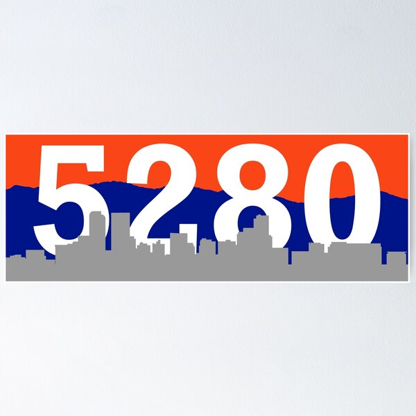 Item preview, Retro 5280 Football designed and sold by OsoCustoms.