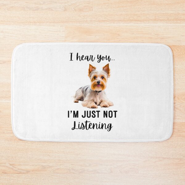 Item preview, Funny Biewer Terrier Design: I Hear You, I'm Just Not Listening designed and sold by Fredster1966.